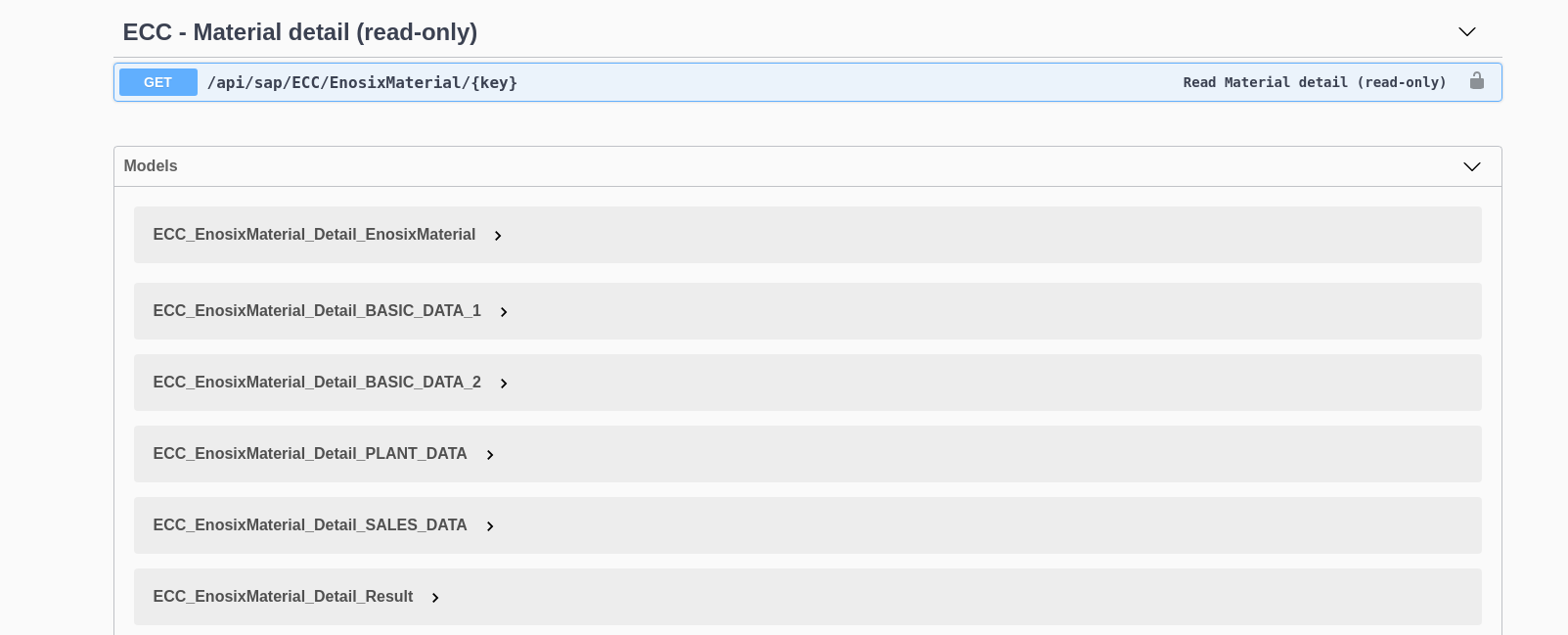 The updated API, now with SALES_DATA between PLANT_DATA and Result