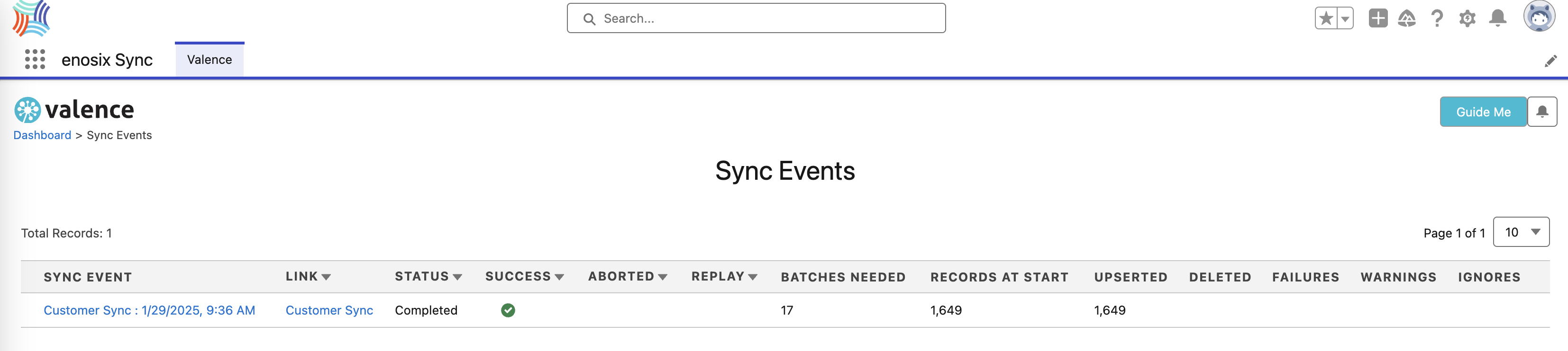 Sync Events